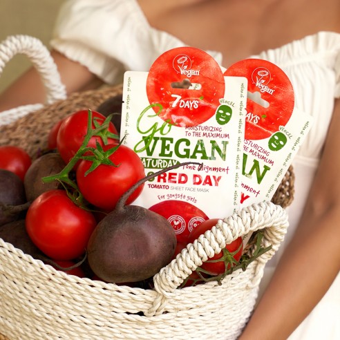 7DAYS Face mask RED DAY For gangsta girls, 25 g