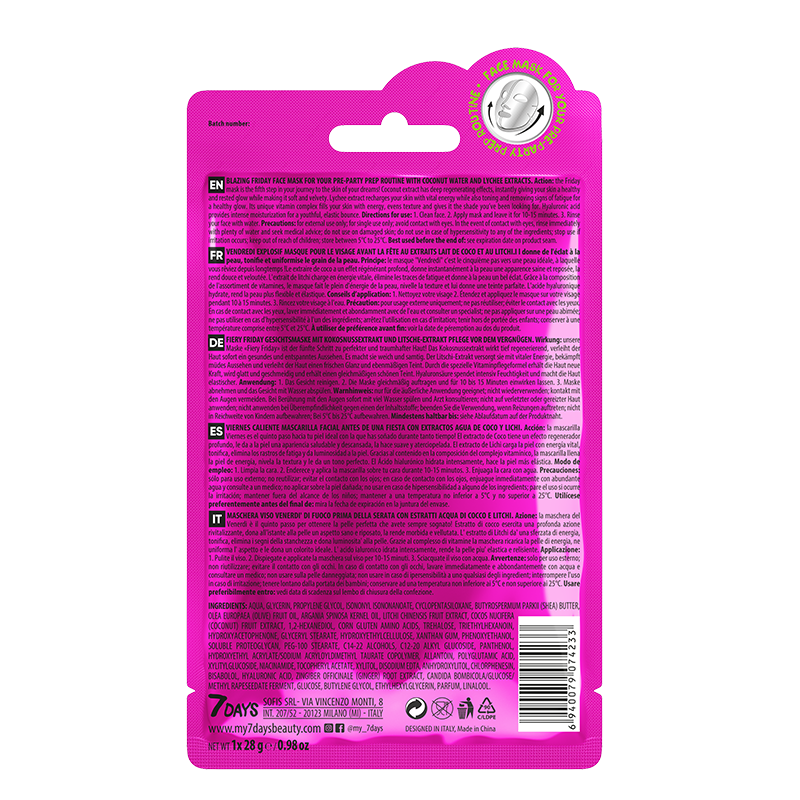 7DAYS Face mask BLAZING FRIDAY