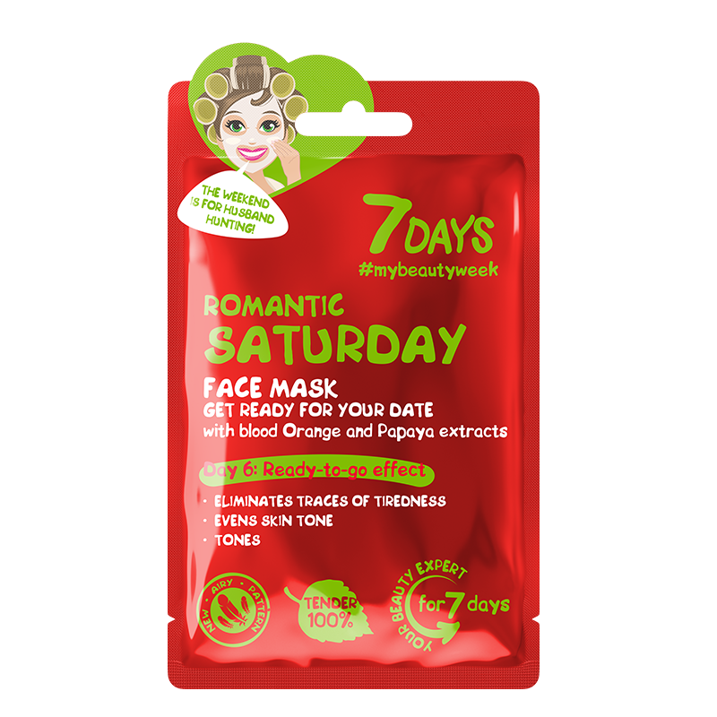 7DAYS Face mask ROMANTIC SATURDAY