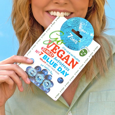 7DAYS Face mask BLUE DAY For feeling zen, 25 g