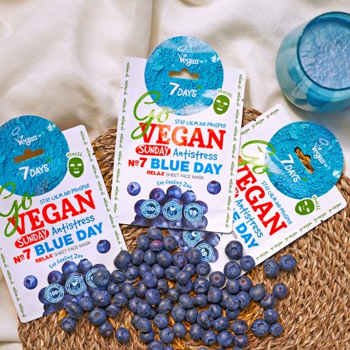 7DAYS Face mask BLUE DAY For feeling zen, 25 g