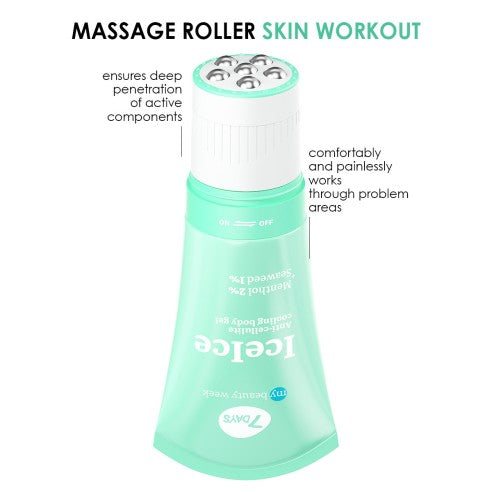 7DAYS Anti-cellulite cooling body gel ICE ICE COOL