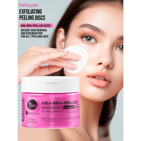 7DAYS Exfoliating Peeling Pads AHA+BHA-PHA+LHA
