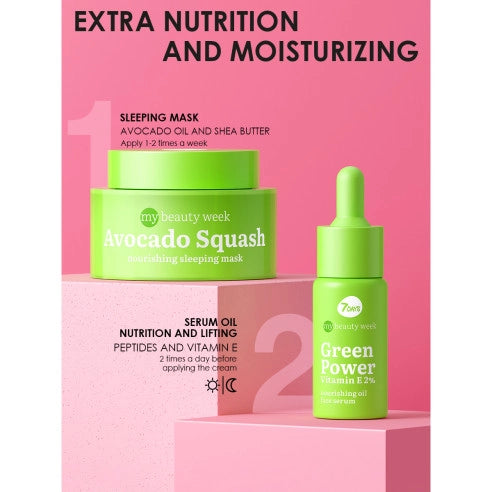 7DAYS MB Green Vitamin E Nourish Oil Face Serum