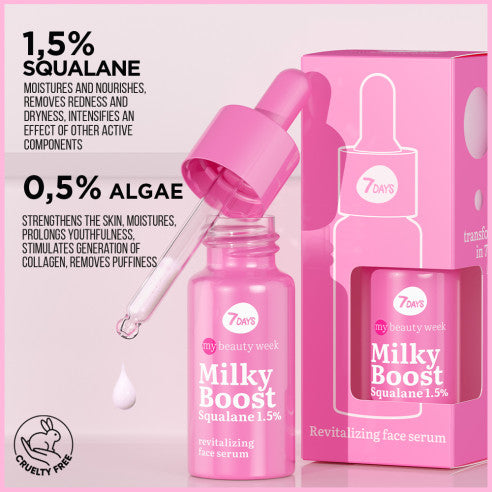 7DAYS Milky Boost Squalane Revital Face Serum
