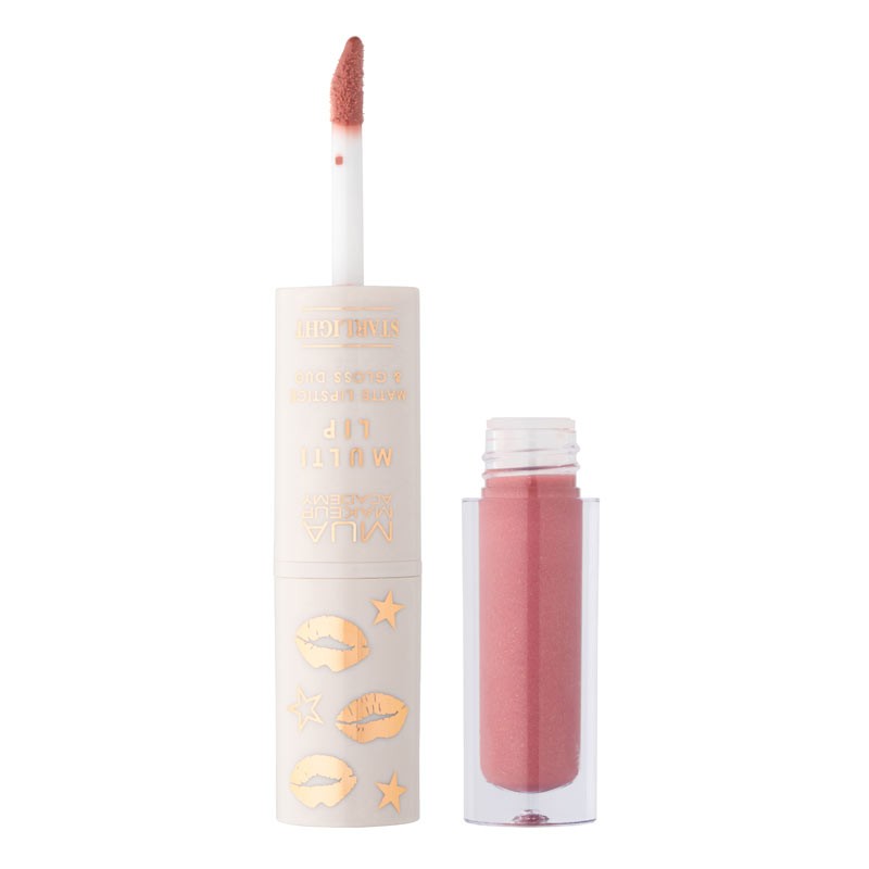 MUA GREECE STARLIGHT LIPSTICK & GLOSS DUO ATMOSPHERE