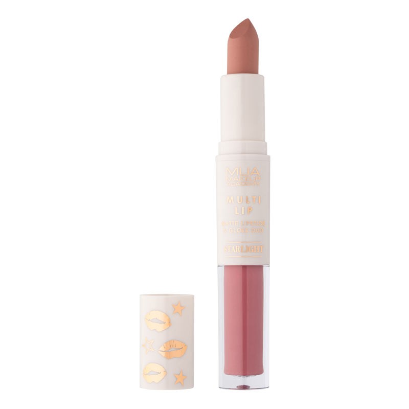 MUA GREECE STARLIGHT LIPSTICK & GLOSS DUO LYNX