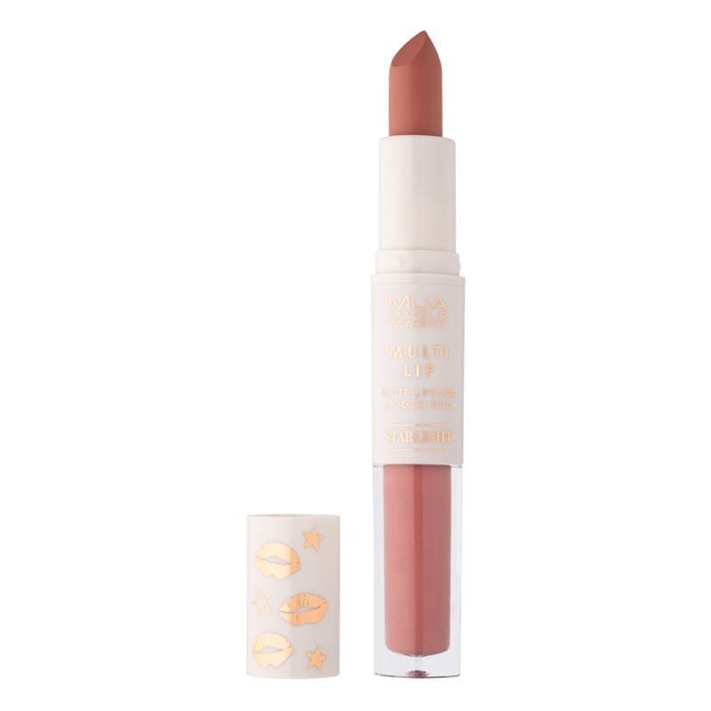 MUA GREECE STARLIGHT LIPSTICK & GLOSS DUO SUPERNOVA