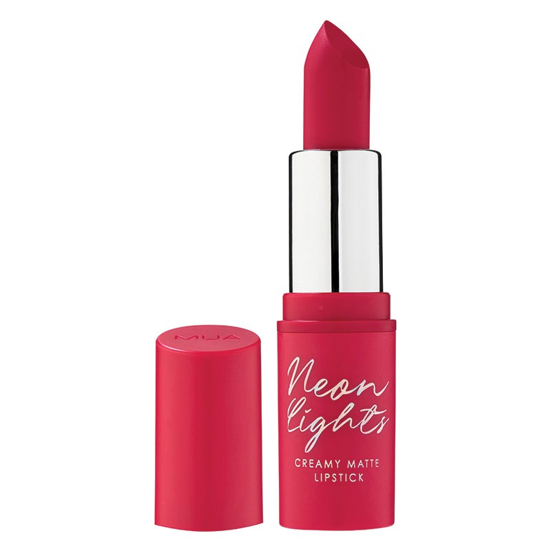 MUA Neon Creamy Matte Lipstick Dare
