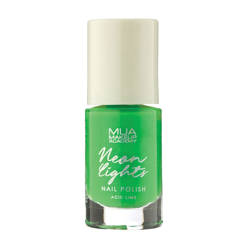 MUA Neon Lights Longwear Nail Polish Acid Lime