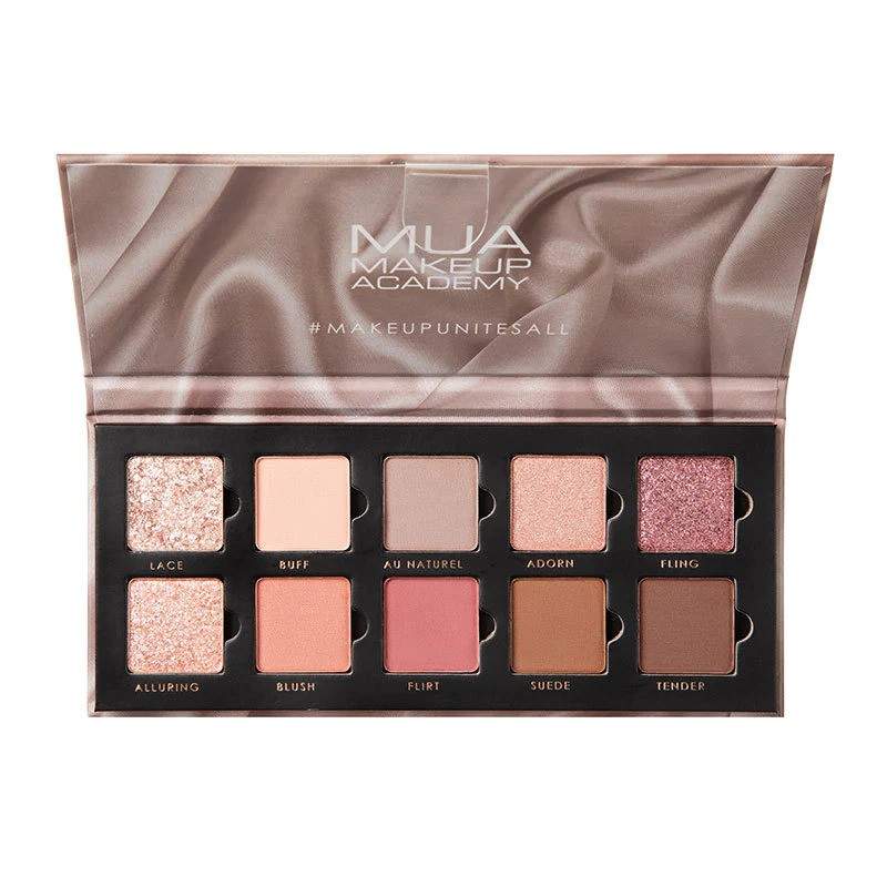Eyeshadow Palette 10 Shade Silk Nudes