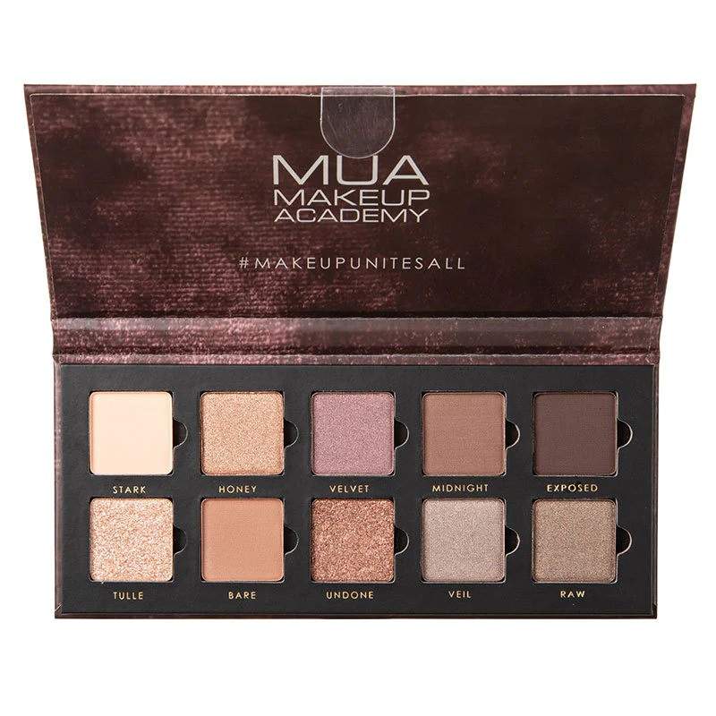 Eyeshadow Palette 10 Shade Velvet Nudes