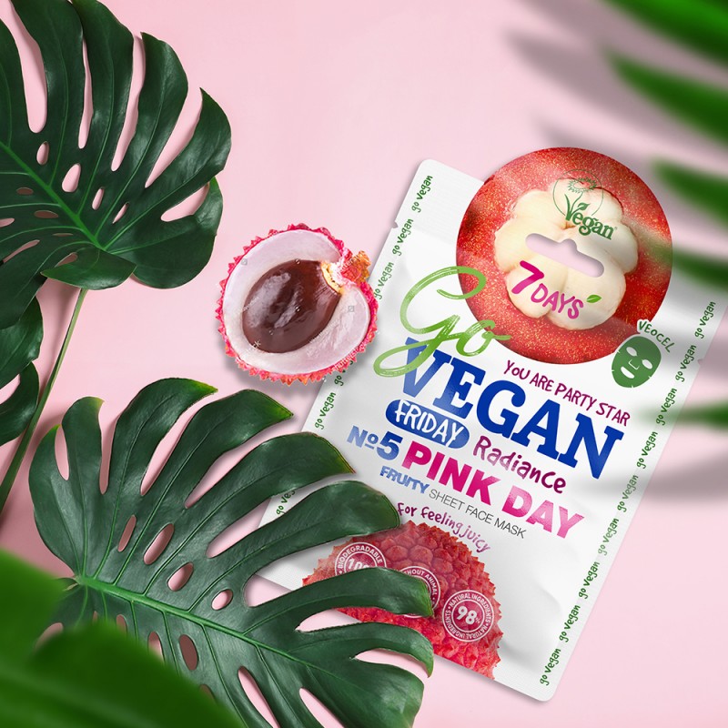 7DAYS Face mask PINK DAY For feeling juicy, 25 g