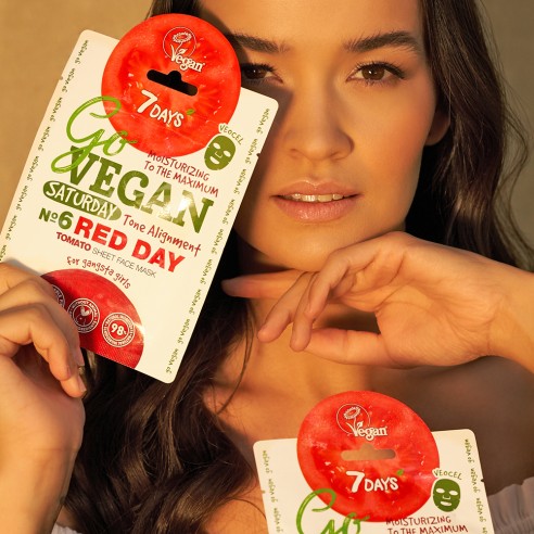7DAYS Face mask RED DAY For gangsta girls, 25 g