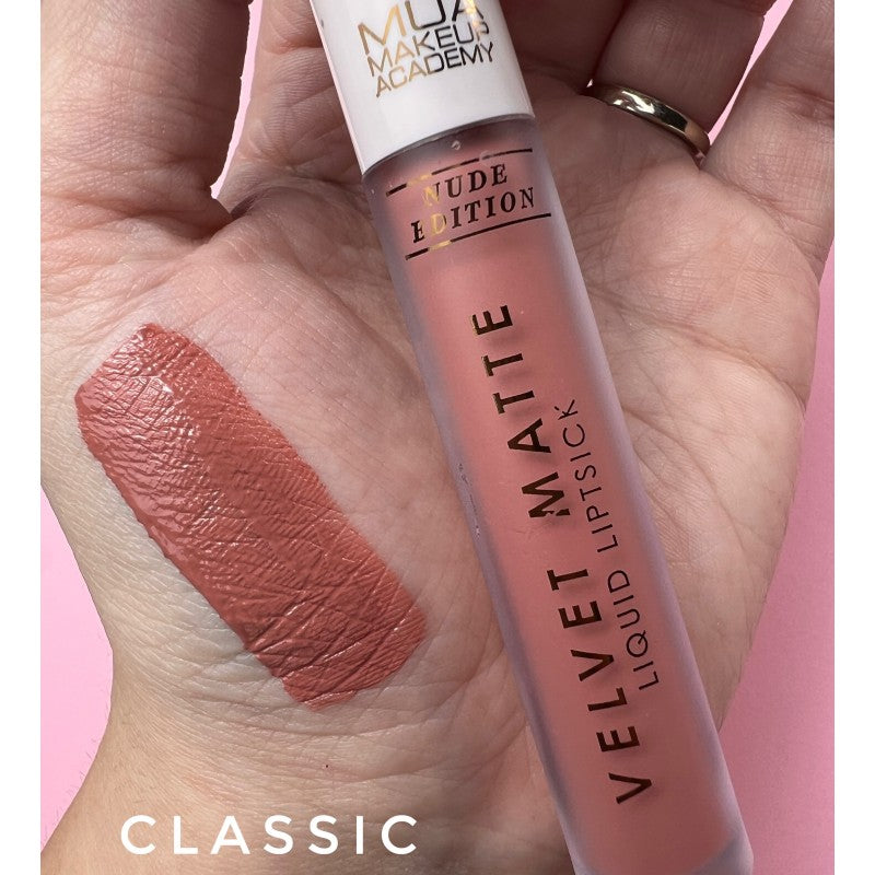 Velvet Matte Liquid Lipstick - Nude Edition - Classic